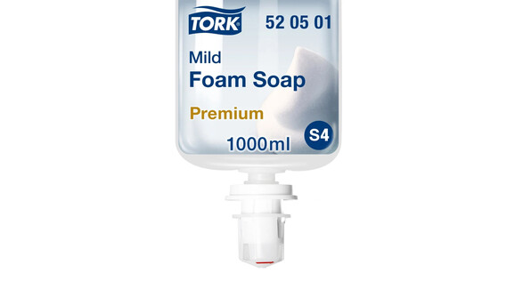 Schaumseife Tork mild, S4, 1.000 ml, blau, 6 Stk./Karton, A-Nr.: 15998 - 01