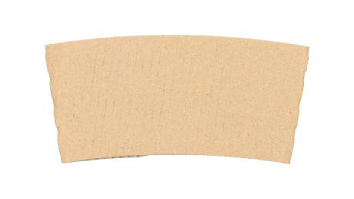 Sleeve für Coffee to go Becher, 112 x 20 x 51 mm, Kraftpapier, braun, Prime Source, A-Nr.: 16817 - 01