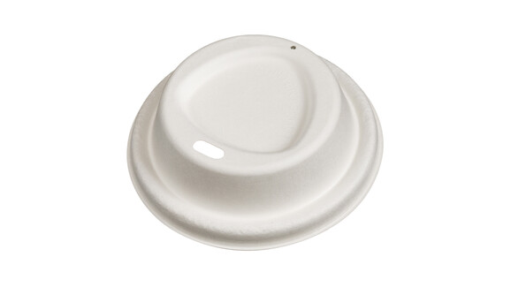 Deckel, Bagasse, Ø 80 mm, weiß, A-Nr.: 10882 - 03