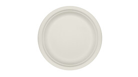 Einwegteller, Bagasse, Ø 261 mm, 20,6 mm, weiß, FAIRPAC, A-Nr.: 95093 - 01