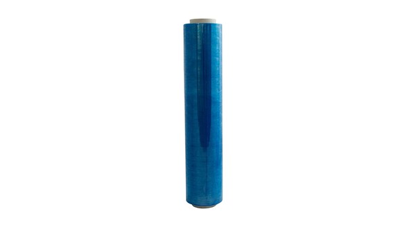 Handstretchfolie Prime Source, 450 mm, 17 my, 220 lfm, blau-transluzent, beidseitig haftend, lebensmittelecht, A-Nr.: 78925 - 01